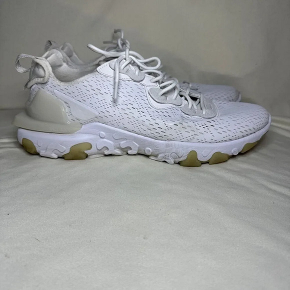 Nike React Vision White  Mens Sz 12 Shoes CD4373-101  D/MX/X - Picture 6 of 7